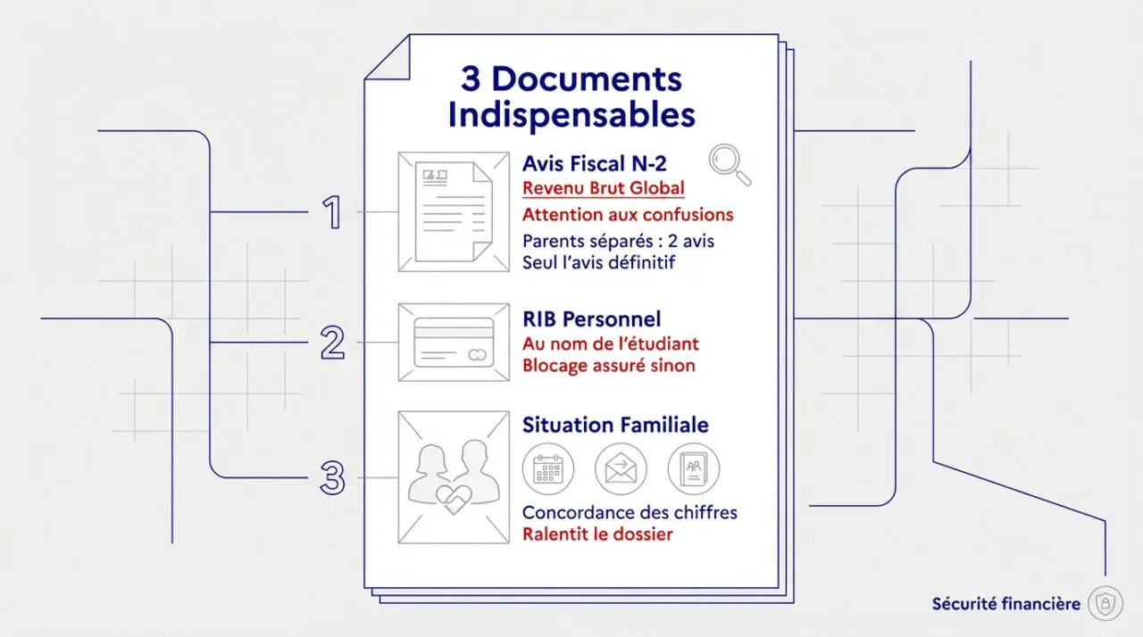 Documents nécessaires pour la constitution du dossier social étudiant