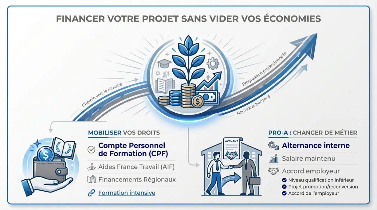 Solutions de financement pour une formation en alternance sans toucher à ses économies